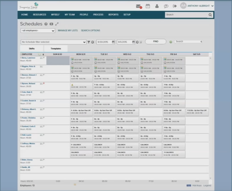 ADP Workforce Now Time and Labor