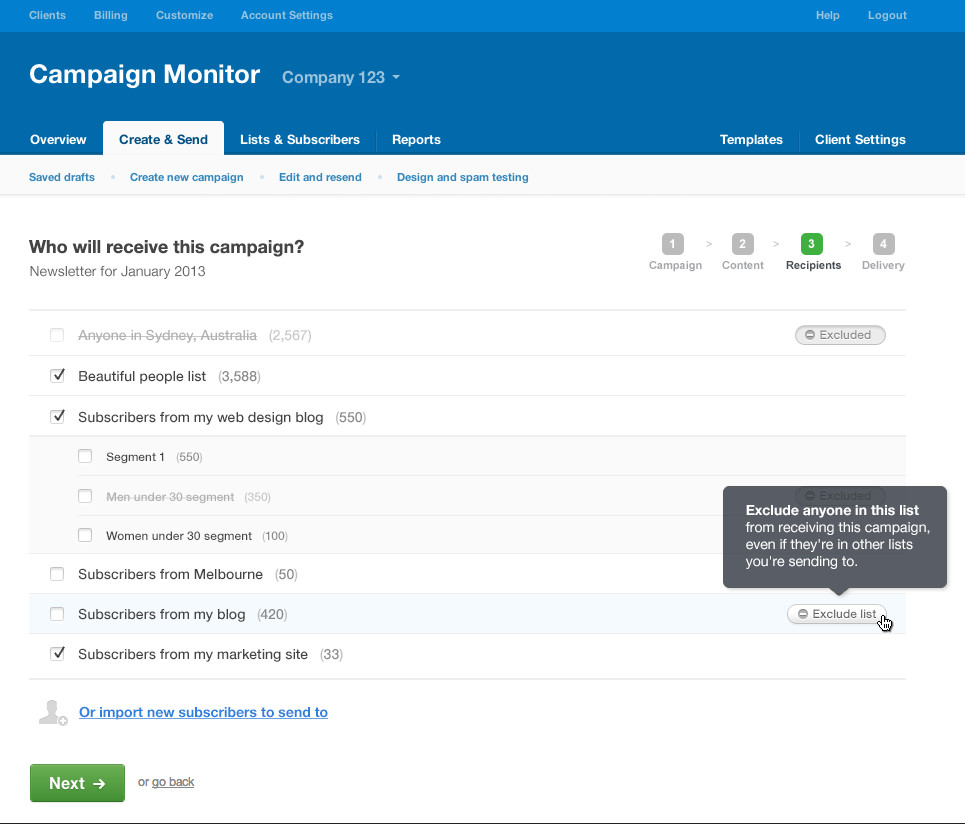 Campaign Monitor