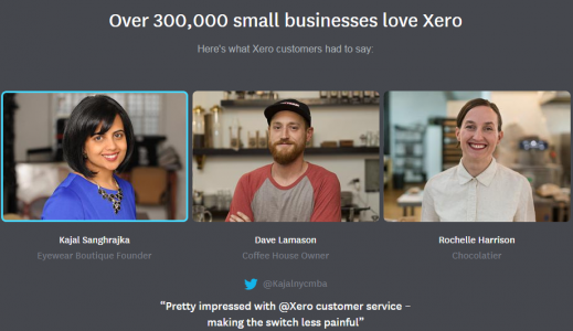 Use customer testimonials on your website to promote trust