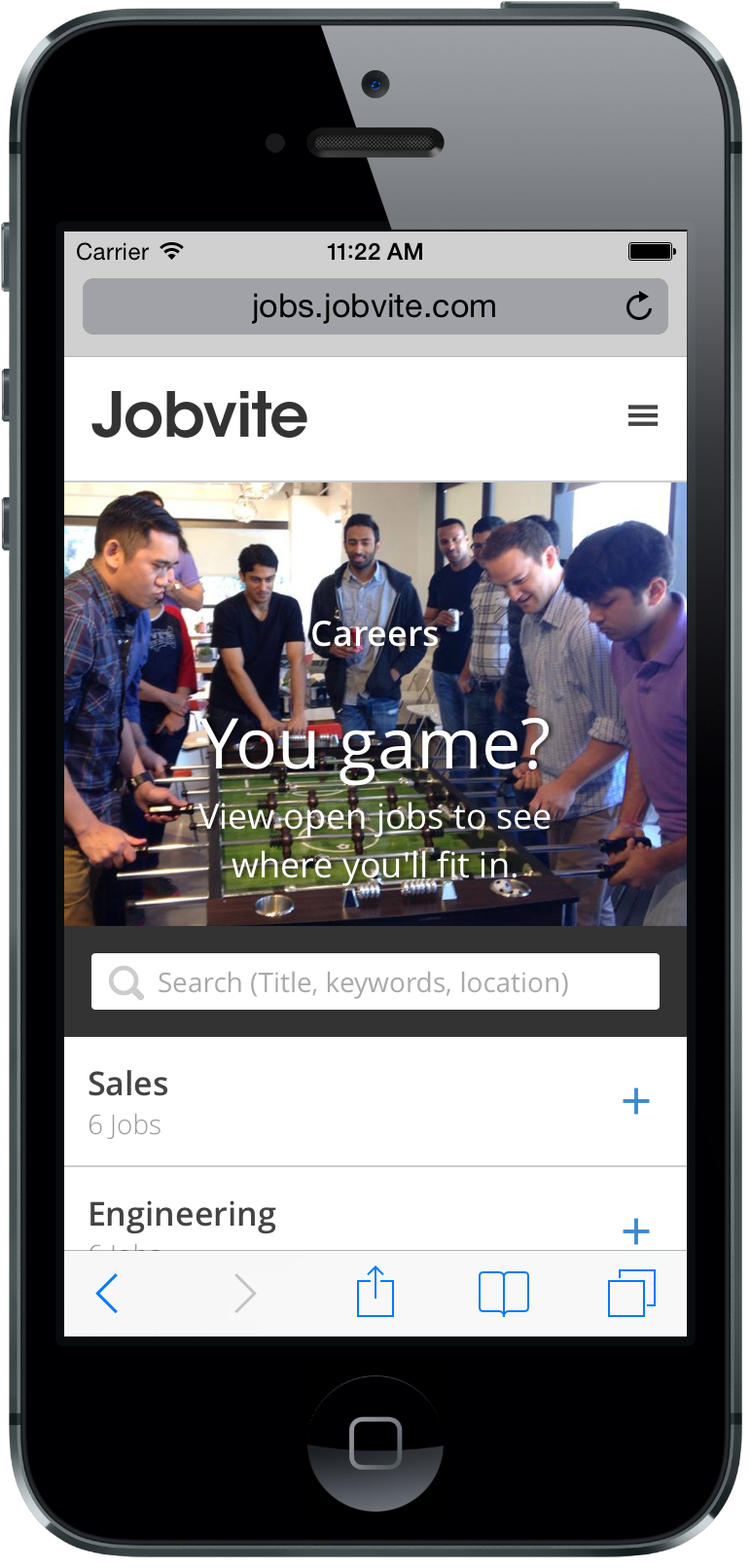 Jobvite Mobile Career Sites