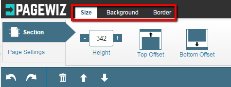Sections-Customization-Options