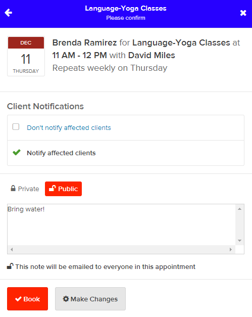 Staff-Facing-Client-Booking