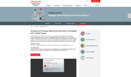 Eloqua Marketing Automation App