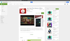 Auto Date and Time Stamp on Photo Development Tools App