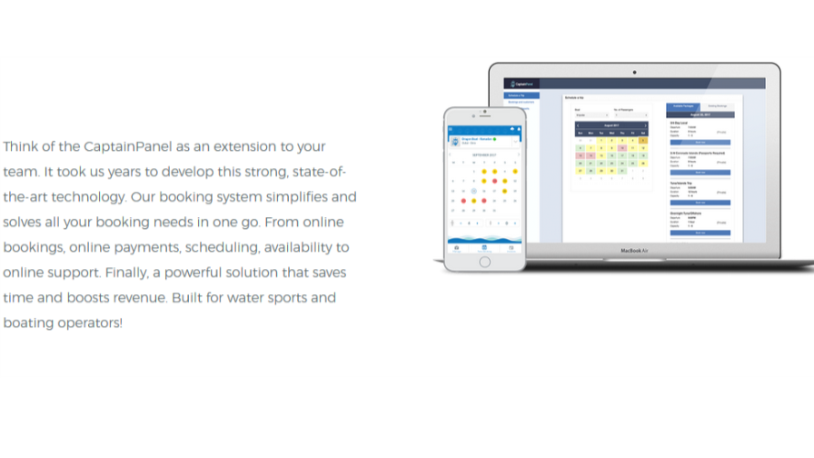 CaptainPanel Booking Software | DiscoverCloud