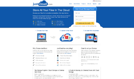 Justcloud Cloud Storage App