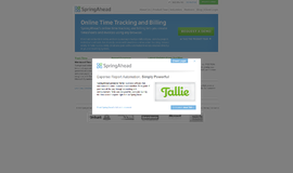 SpringAhead Time and Expenses App
